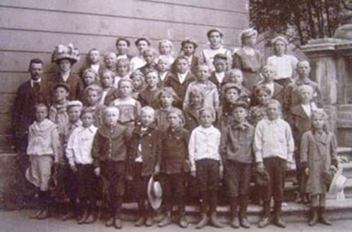 Skolefoto fra 1800-tallet - Møns Museum